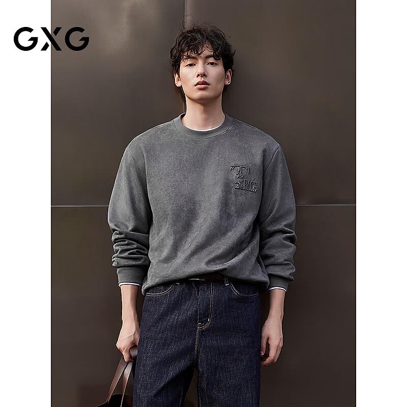 

GXG Men s Faux Suede 3D Print Crewneck Sweatshirt 4XL