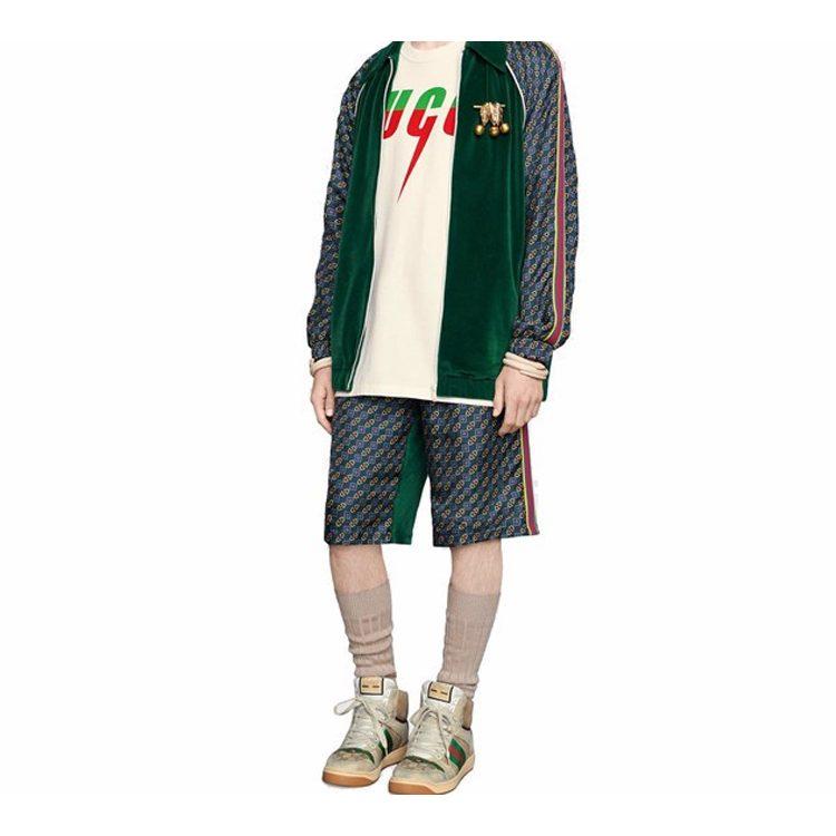 Gucci Pánské bavlněné tričko Blade Bílé 565806-XJAZY-9037