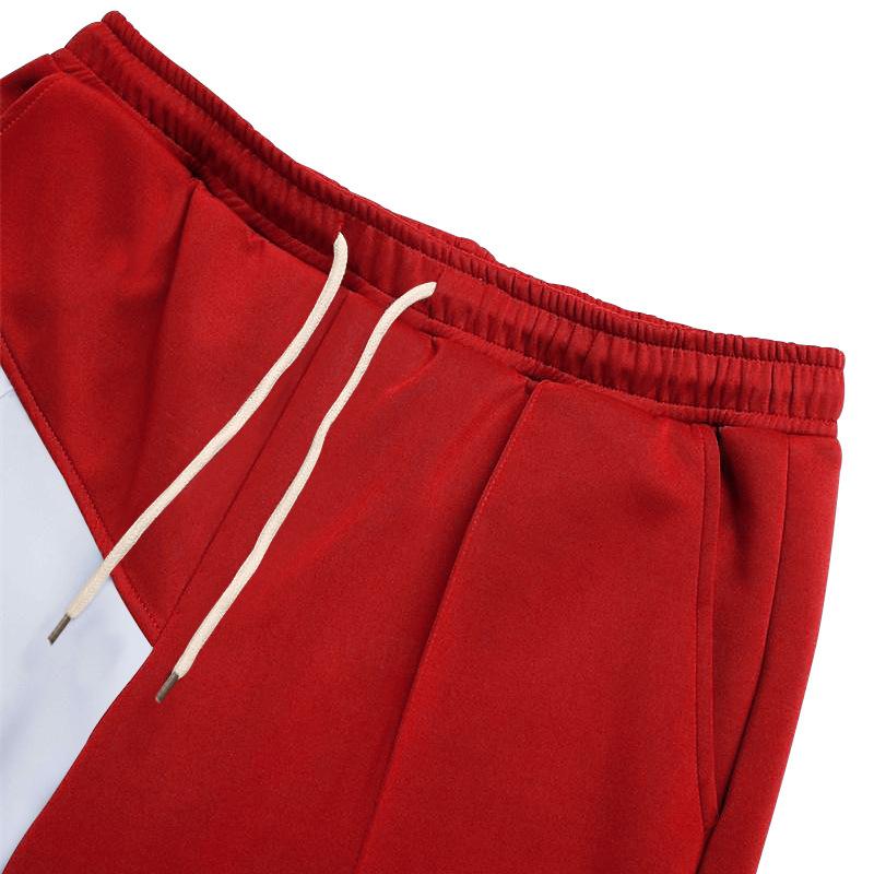 New men's casual trousers versatile fashion trend sports trousers high quality men's colour blocking casual trousers
