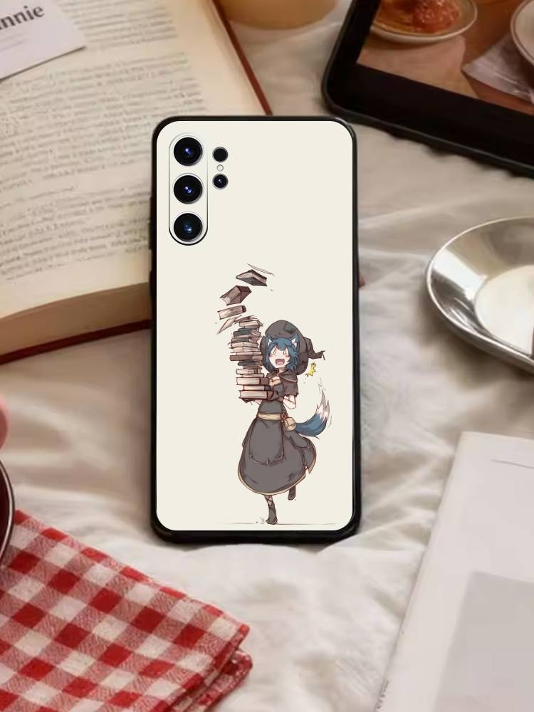 Atelier Of Witch Hat Phone Case For Samsung S26,S25,S24,S23,S22,S21,S20,Ultra,Plus,FE Black Soft Cover