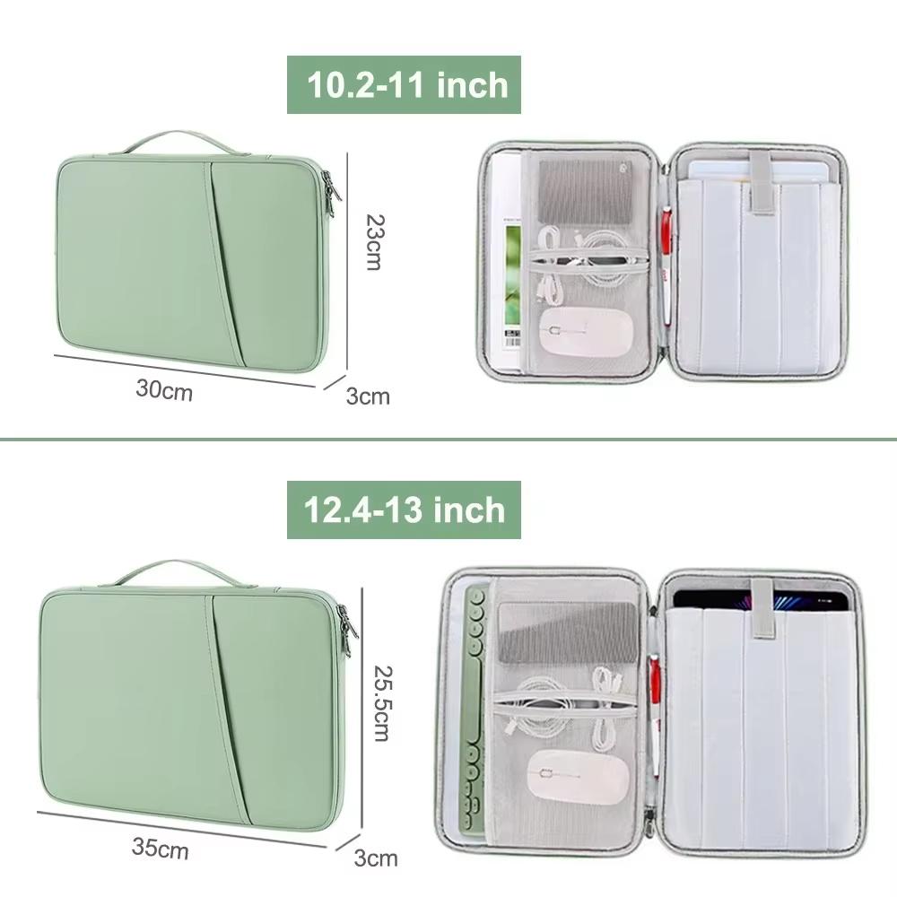 Waterproof Notebook Handle Bag Laptop Sleeve Case for Macbook Air 11-15.6 IPad Pro 11 Tablet Bag Computer Handbag
