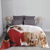 Mariah Carey Singer Christmas Gift Blankets Soft Warm Flannel Throw Blanket Cover for Bed Living Room Picnic Travel Home Sofa