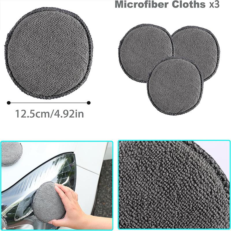9/11-teiliges Autoreinigungs-Werkzeugset Auto-Detailing-Set Reifenbürste Poliertuch Waschsponge Mikrofaser-Reinigungshandschuh Handtücher