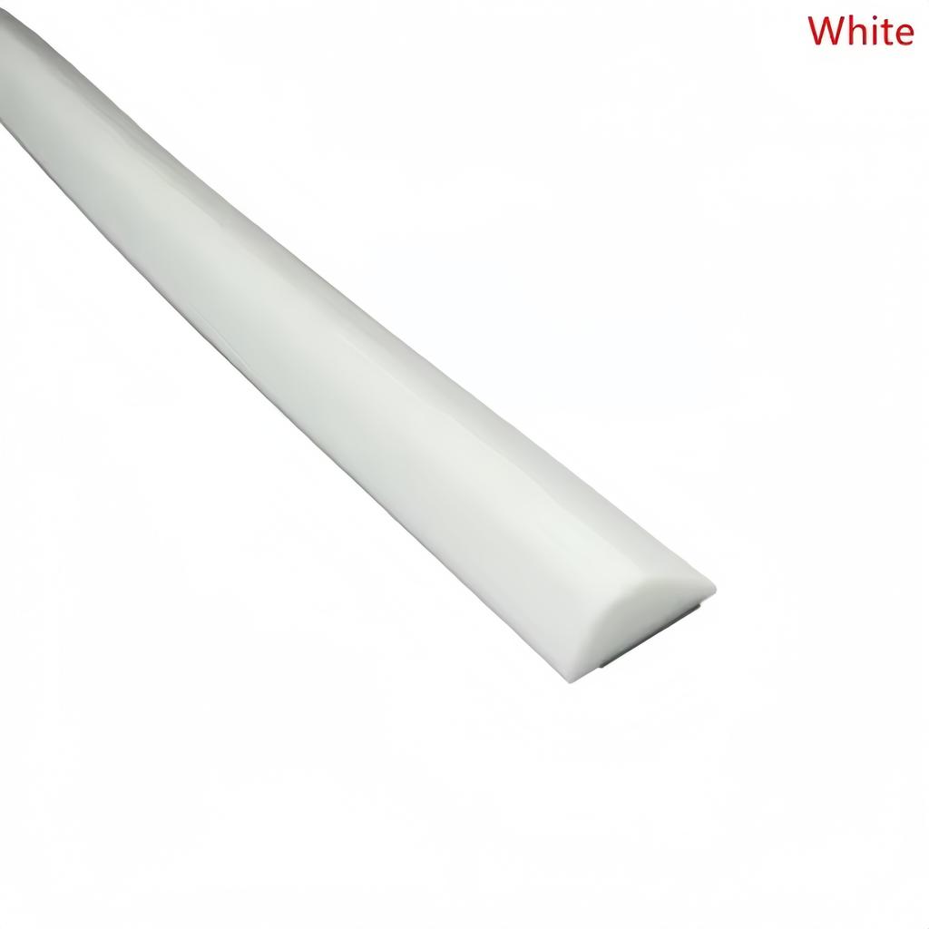 1pc 1mX3cm Bathroom Non-Slip Water Stopper Blocker Shower Dam Dry and Wet Separation Flood Barrier Door Bottom Sealing Strip