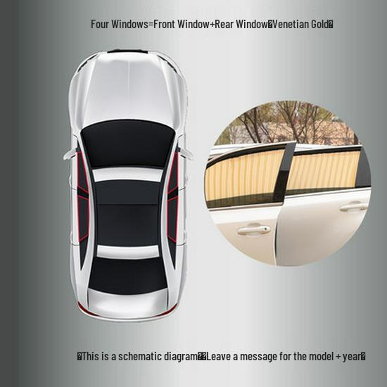 Volkswagen Tiguan L Interior Sunshade Curtain for Heat Insulation and Privacy