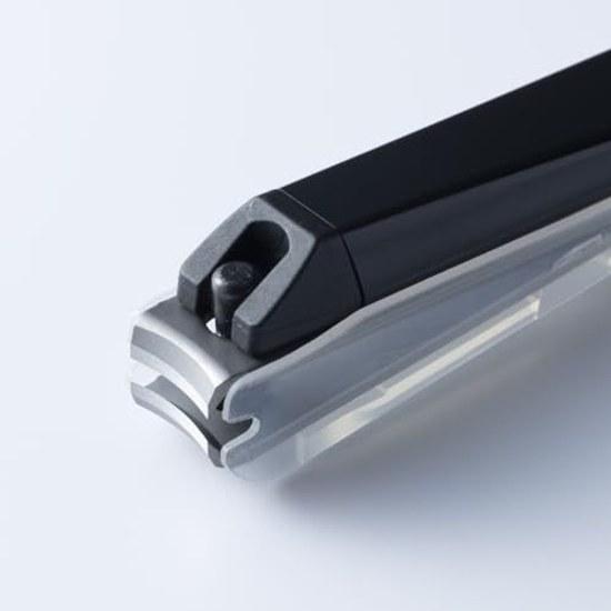 KAI Nail Clipper Type001S Black Curved Blade Made Japan KE0120
