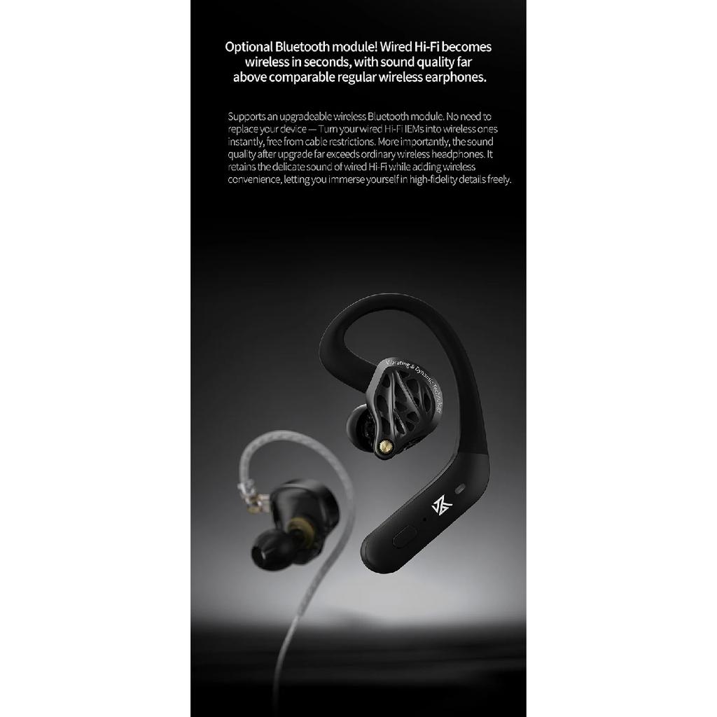 KZ NEW Vibe X Low Frequency Vibration Earbuds HiFi IEM Deep Bass Headset Stereo Sound In-Ear Earphones for Music Gaming