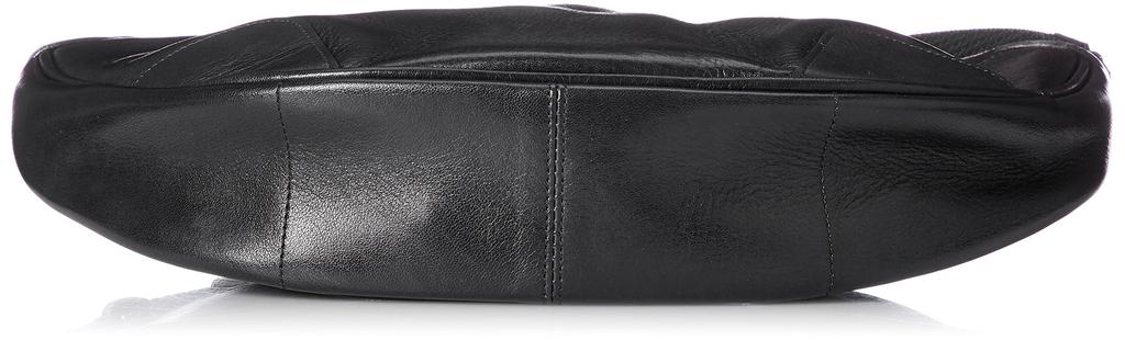Aniary 01-03007 Antique Leather Shoulder Bag, Black