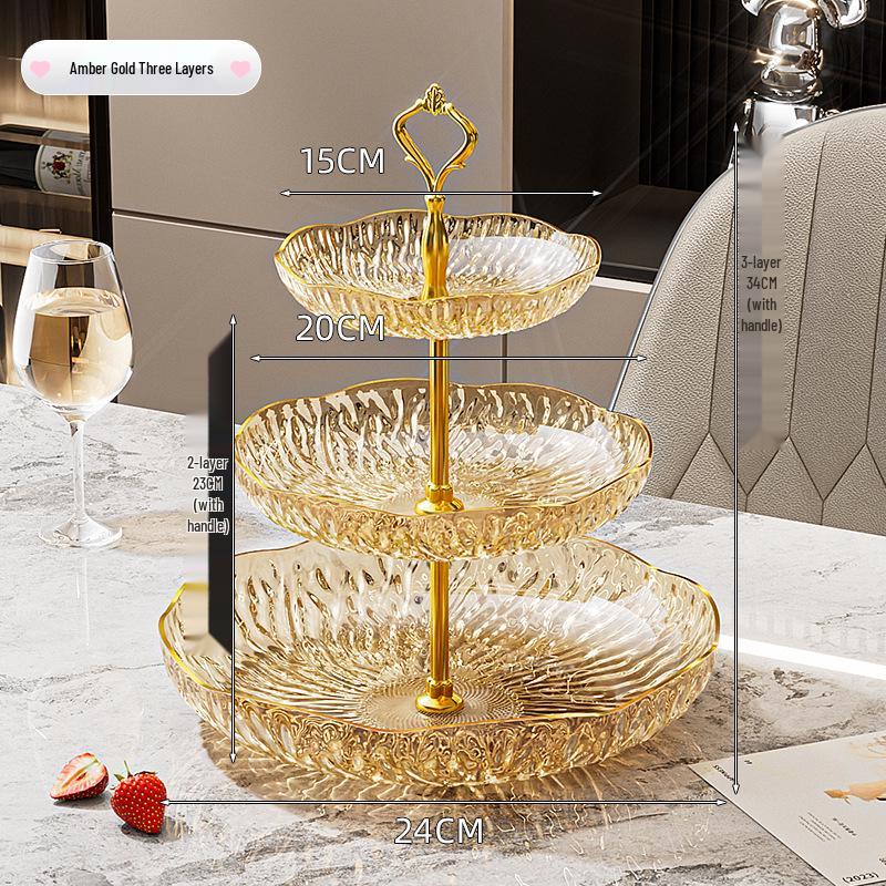 Elegant Multi-layer Fruit and Snack Bowl for Home or Hotel