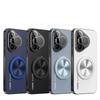 HD Lens Film Protector Phone Tough Case For Huawei Pura 80 Ultra 70 Pro Plus 360° Magnetic Ring Holder Bracket Matte Cover Nova 14 Ultra 13 12 Pro
