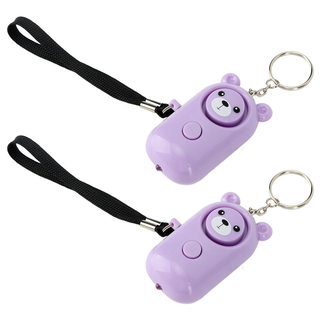 2 SZT. Alarm Bezpieczeństwa Styl Misia Alarmy Awaryjne Brelok Urządzenia Ochronne dla Kobiet Dziewcząt Dzieci