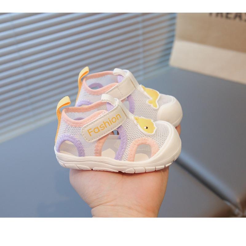 Summer Baby Sandals Soft Sole Non-slip Male Treasure 1-2 Years Old Female Bag Head Baby Shoes Breathable Infant Toddler Sandals