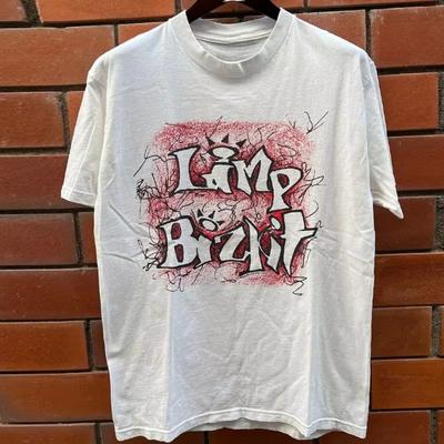 Limp Bizkit Limp Baztit Banda OS Marca Trendy Rock Punk Manga Corta Manga Corta Americana Camiseta Hombre Mujer Verano Algodón Camiseta