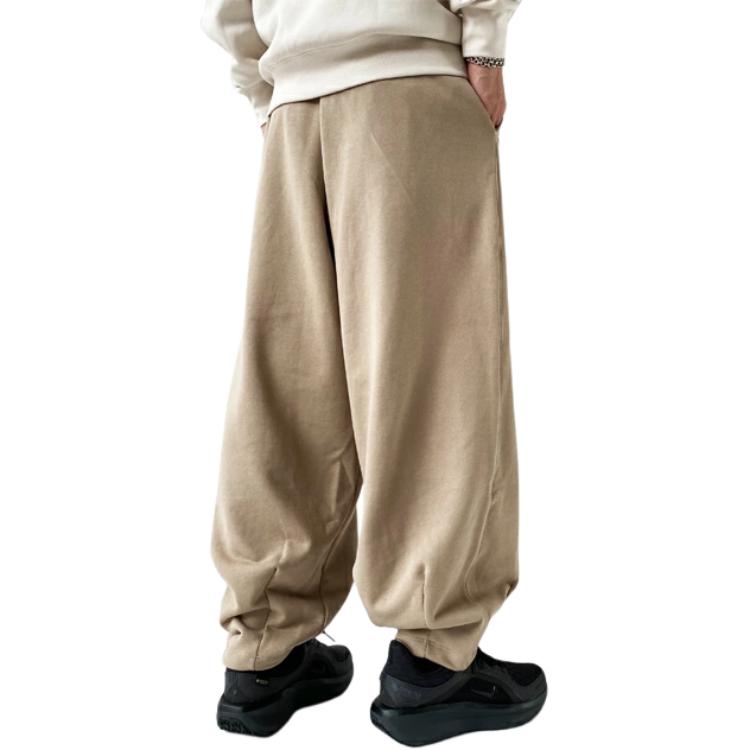 Nike Pantaloni Casual Versatili alla Moda Elasticizzati Monocolore Uomo Fondo Kaki HJ1823-247