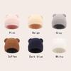 0-2year Baby Knitted Hat Kids Solid Color Woolen Pullover Cap Boys Girls Infant Winter Warm Beanies Basic Toddler Crochet Bonnet