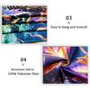 Lahasbja Blacklight Astronaut Tapestry UV Reactive Jellyfish Wall Hanging Fantasy Under The Sea World Wall Tapestries Aesthetic Neon Coral Plants