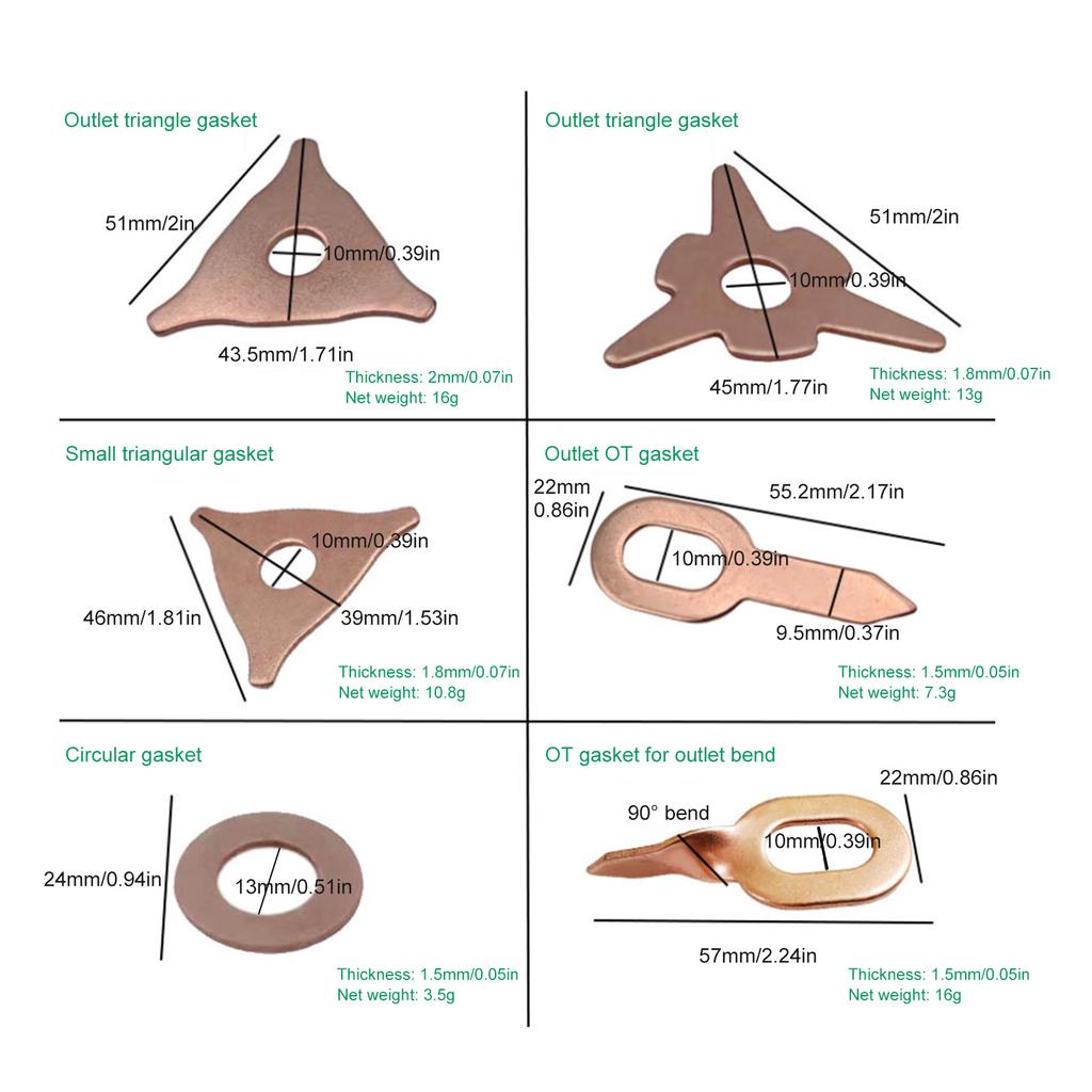 110Pcs Dent Puller Rings Replacement Dent Pulling Straight Washer Metal Shrink Repair Tool for Panel Welder Spot