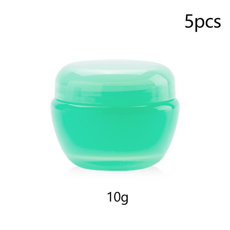 5Pcs Plastic Face Cream Sample Travel Containers 5G 10G 20G 30G Empty Jars Sample Cosmetic Jar Makeup Pots With Inner Lid