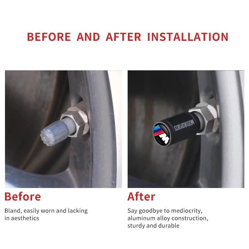 Nové 4 ks krytky ventilků pneumatik pro BMW E90 E60 E46 E39 F30 F10 E87 X3 X4 X5 X1 G30 G20 M3 M5