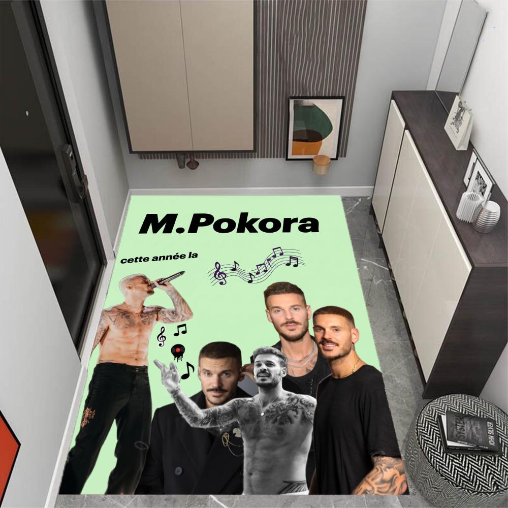 M Pokora Music Carpet Design For Entryway Dormitory Outdoor Dining Room Antislip Carpet Decorate Offices Luxury Gift For Birthday Christmas Wedding