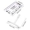 Guitar String Height Ruler & Radius Gauge Guitar Measuring Tool Guitar Gauge Tool Ruler Musical Instrument Accessories