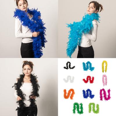 Boa Colorati Decorazione per Feste da Ballo da Donna Travestimenti Boa Piumati per Ballo Matrimonio Festa Halloween Cosplay