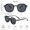 Retro Sunglasses Men Women Popular Square Oval Sun Glasses Ladies Black Eyeglasses Driver Goggles UV400 Mirror