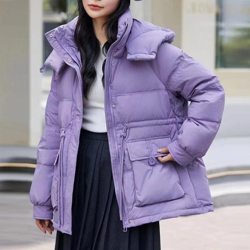 

Кремовый цветной хлеб женское зимнее пальто белый утиный пуховик женский короткий стиль M фиолетовый