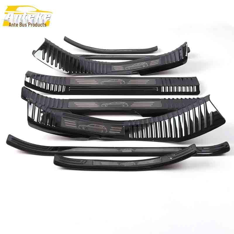 Applicable To Lynk & Co 01: Stainless Steel Anti-Scratch Door Sill Strip & Bright Trim Modification