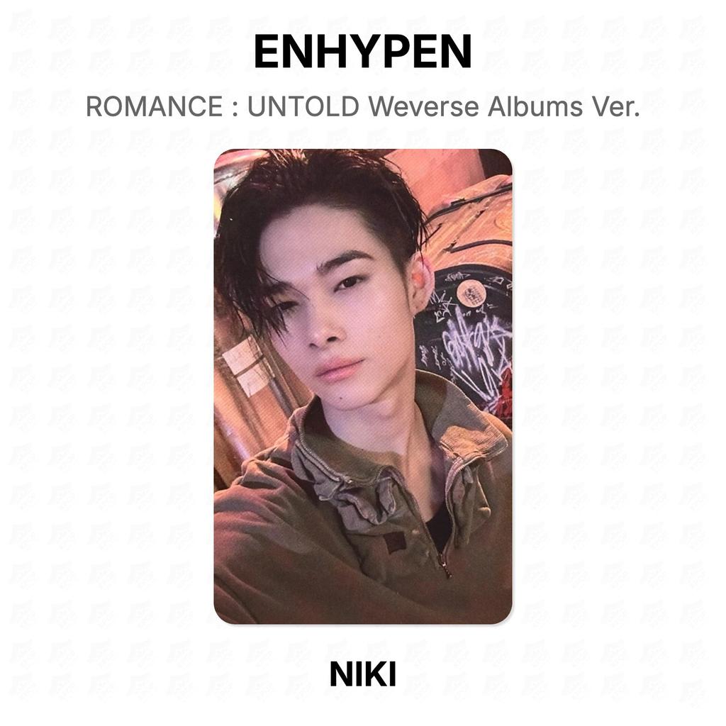 ENHYPEN ROMANTIK : UNTOLD Weverse Alben Version. Offizielle Fotokarte