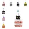 Cartoon Animal Square Chenille Hand Towel With Absorbent Polyester For Kitchen Use