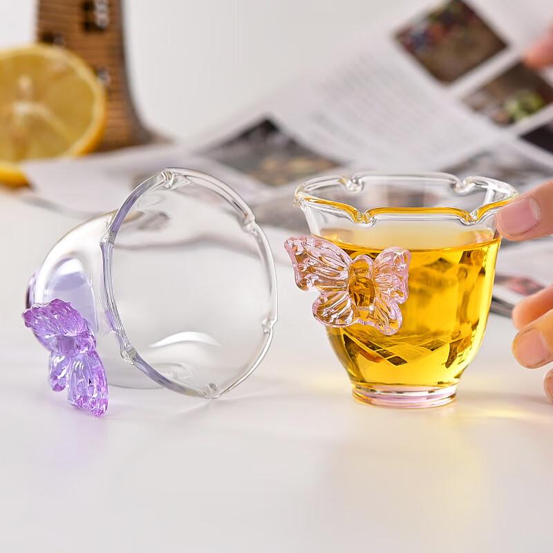 Shangqi High Borosilicate Butterfly Tea & Coffee Cup