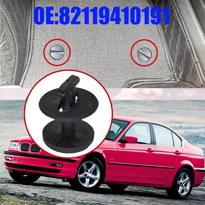 10 peças Fixador de Carpete de Carro Clipes de Tapete de Chão Para BMW Série 3 E46 1999 2000 2001 2002 - 2006 Plástico 82119410191 Preto Clipe de Carro