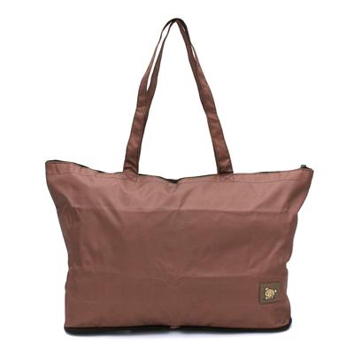 [Travel Collection] Foldable Carry-On Tote Bag, Women's RK37, New Basic 2 Beige, TRC0401