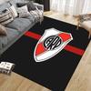 Club Atletico River Plate Flannel Pattern Square Carpet,Area Rug,Carpet Rug for Living Room Bedroom Sofa Playroom Decor,Non-slip Floor Mat
