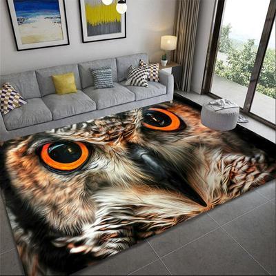 Alfombra de águila para sala de estar, alfombra de águila calva, alfombra grande de búho, decoración del hogar, alfombra de baño, alfombra para dormitorio