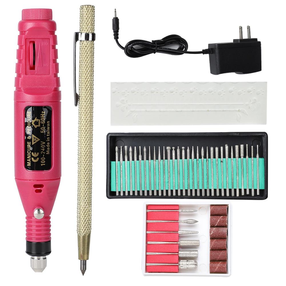 Electric Mini DIY Engraving Tool Kit for Jewelry Polishing Manicure Machine