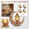 2D Acrylic Moon Ornament, Ramadan Home Decor
