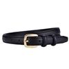 Belt Women'S Leather Simple High-End Thin Belt Women'S Black Decorative Jeans With Summer Tide