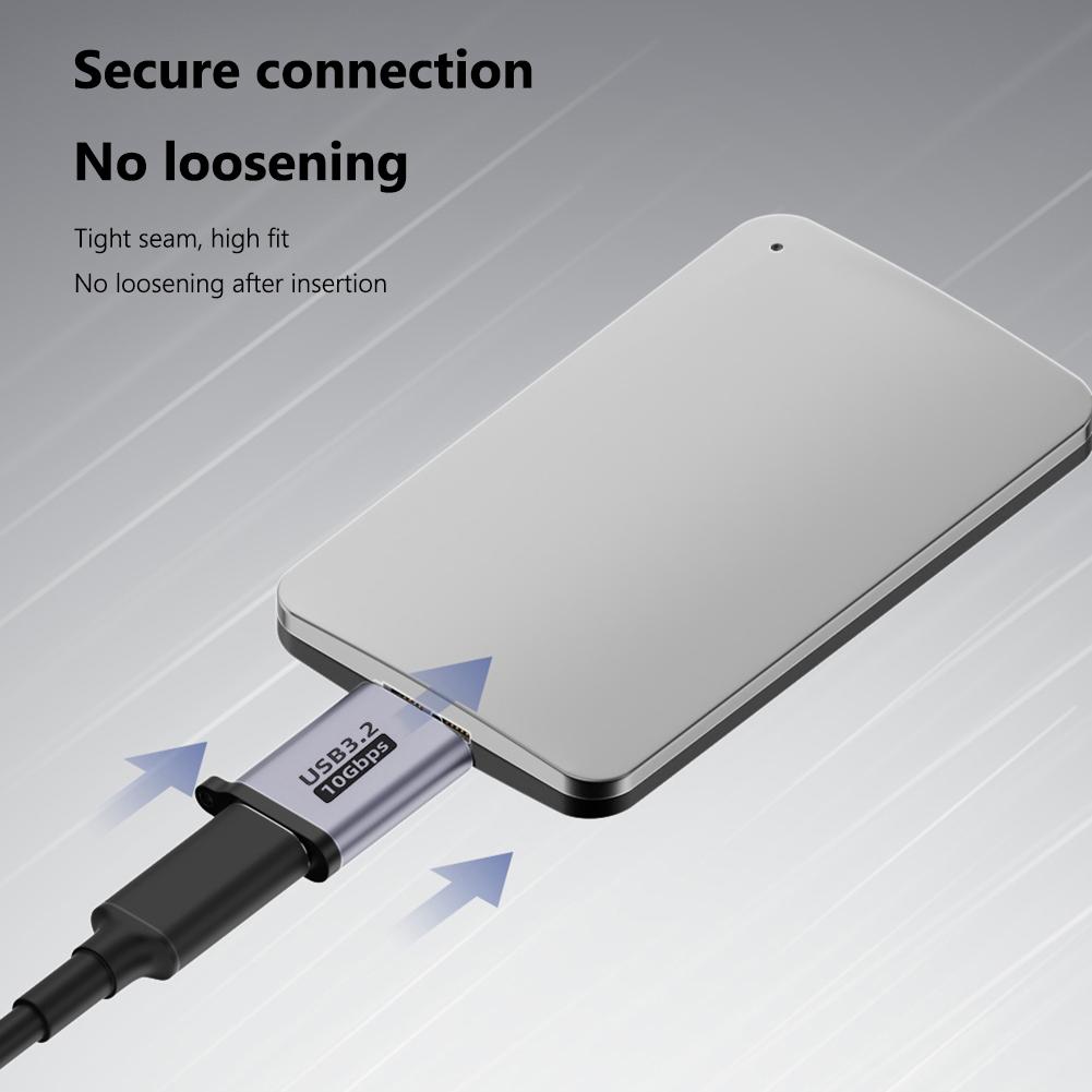 USB-A/Type-C To Micro B Data Transfer Adapter 7.5W Portable Convertor USB3.1 Gen2 High-speed for Hard Drive Cable Mobile Phone