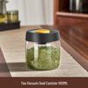 Large Capacity Vacuum-Sealed Glass Jar for Coffee Beans and Tea