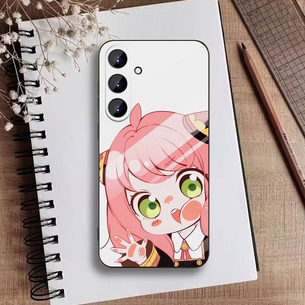 E-Spy X F-Family Anime Phone Case For Samsung Galaxy A73,A72,A71,A70,A52,A51 Others Soft Black Cover