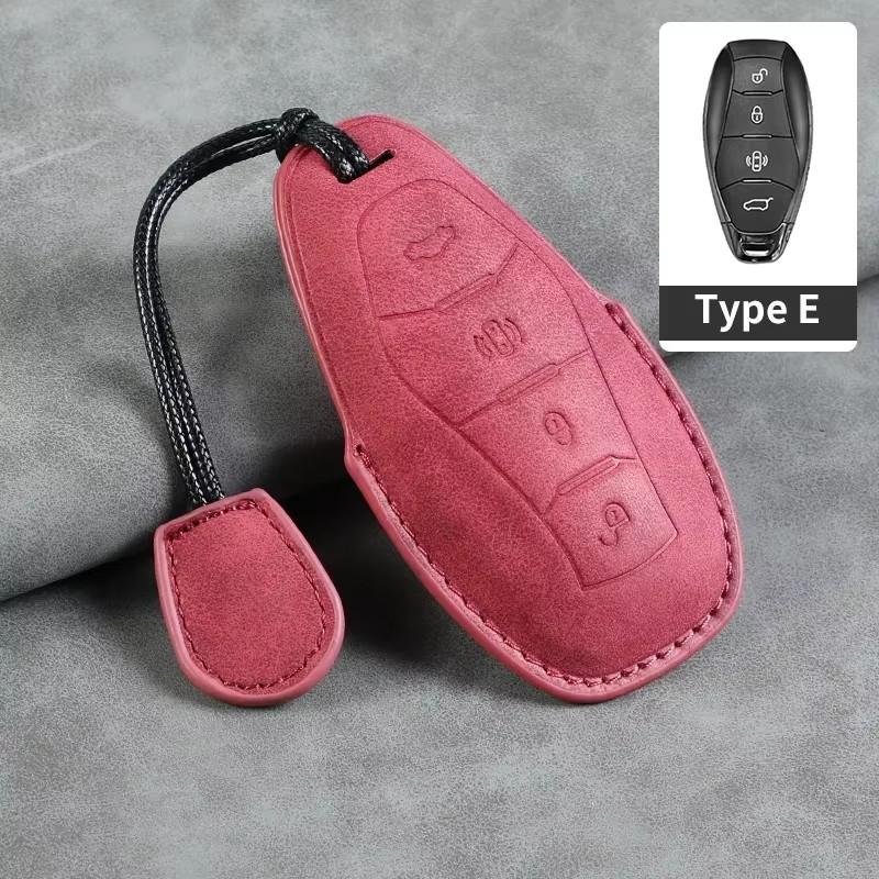 Leather Car Metal Key Case Cover For Suzuki Swift Kizashi Vitara SX4 Baleno Ignis Ciaz S-cross Ertiga Key Chain Accessories