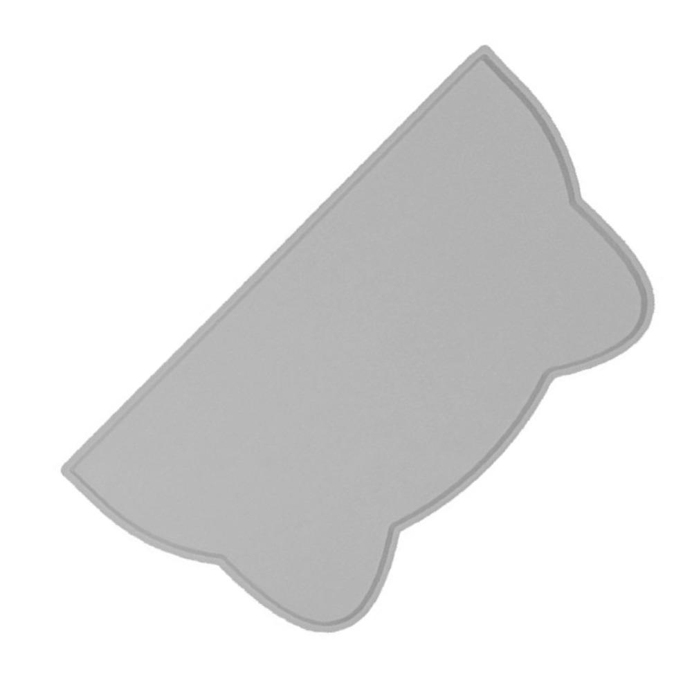 Soft Anti Slip Silicone Cat Bowl Mat 17.32in Long 9.45in Wide Feeding Mat Dog Bowl Mat Cat Feeding