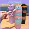 Modern Minimalist Plastic Water Bottle With One Click Flip Top For Outdoor And Casual Use