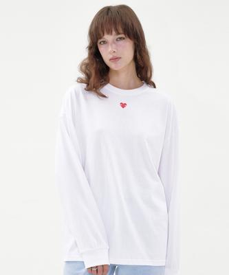 NOIAGO Noi1705 Heart Logo Long Sleeve (Ivory)