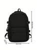Fashionable and Casual Lightweight Nylon Backpack Large Capacity Multi Compartment Student Bag Travel Bag Suitable for Daily Use