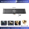 Gunmetal Gray 304 Stainless Steel Odor-Resistant Floor Drain with Copper Core for Shower & Washing Machine.