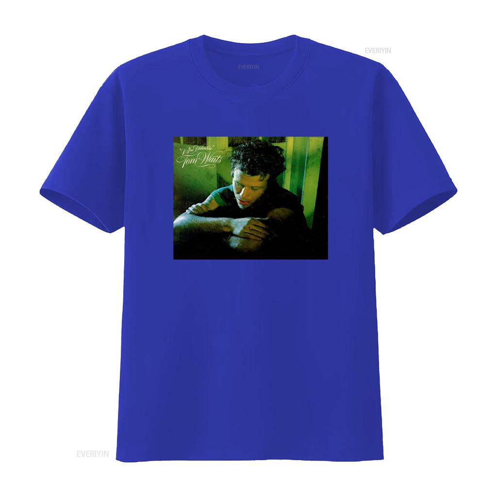 TOM WAITS Blue Valentine Vinyl CD Cover T Shirt Available in Small Medium Large XL Sizes vintage Washed Versatile Unisex