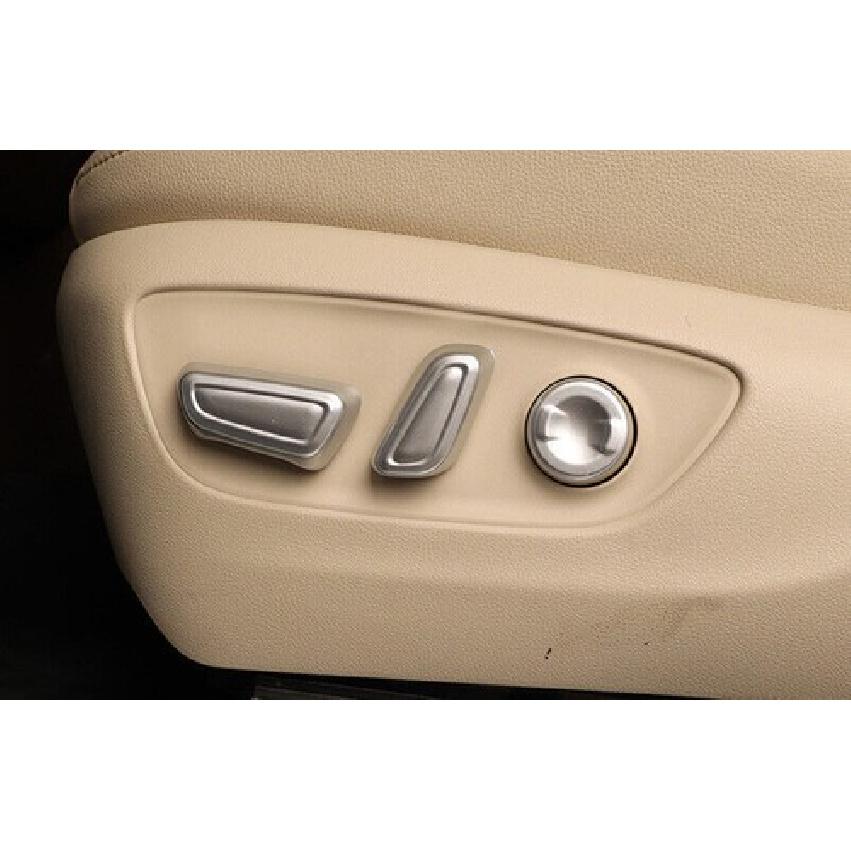 For Toyota Highlander - Silver Matte Seat Adjustment Handle Cover Trim